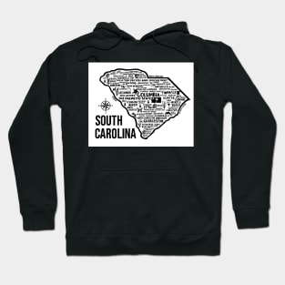 South Carolina Map Hoodie